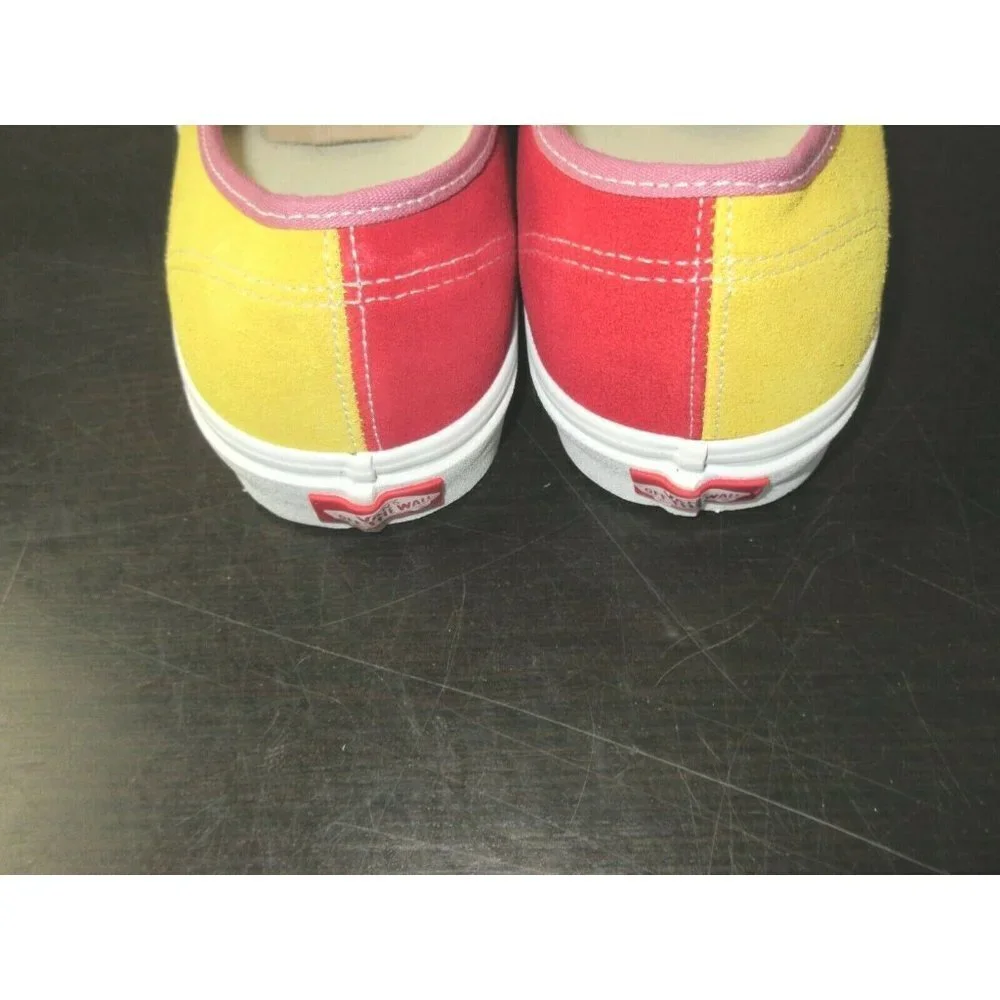 Vans Authentic Men's Sunshine Suede Multi Colored Skate shoes Sizes NWT